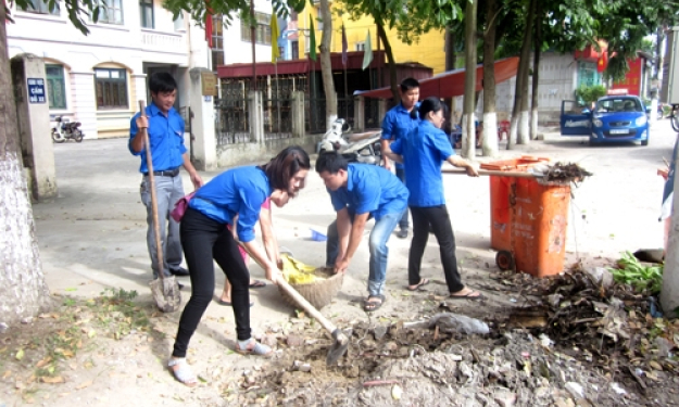 Tuổi trẻ thành phố chung tay vì một môi trường xanh - sạch - đẹp