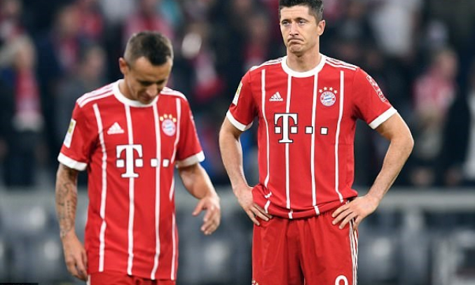 Bayern Munich đánh rơi chiến thắng đáng tiếc ngay trên sân nhà