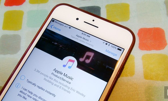 Apple Music hỗ trợ nghe, chia sẻ nhạc trong Facebook Messenger