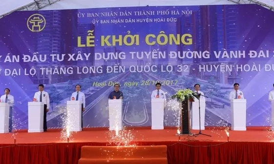 Hà Nội khởi công dự án đường vành đai 3,5