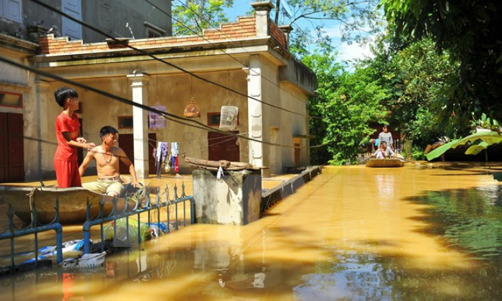 Lũ trên các sông ở các tình phía Bắc và Bắc Trung Bộ đang xuống