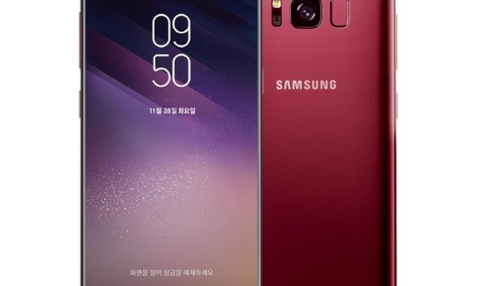 Samsung ra phiên bản Galaxy S8 màu đỏ cạnh tranh iPhone X