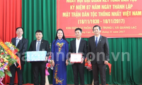 Mở đầu ngày hội Đại đoàn kết ở khu dân cư