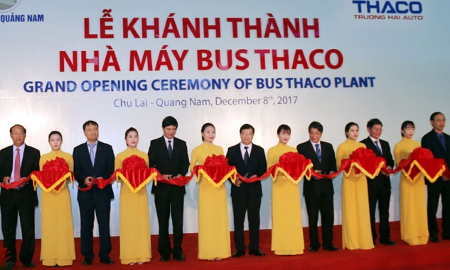 Khánh thành nhà máy sản xuất xe bus lớn nhất Việt Nam