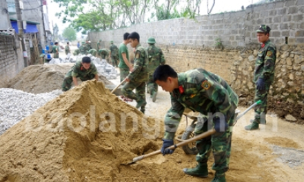 Trung đoàn 123 học Bác bằng việc làm thiết thực