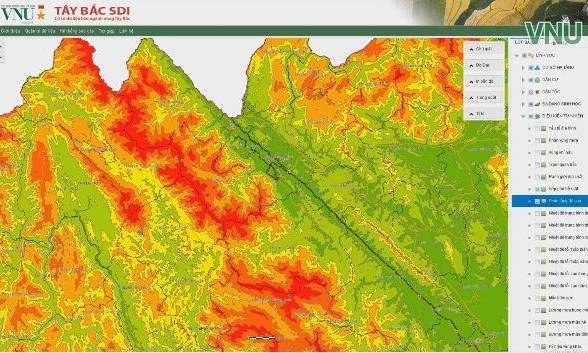 Xây dựng cơ sở dữ liệu liên ngành để phát triển bền vững vùng Tây Bắc