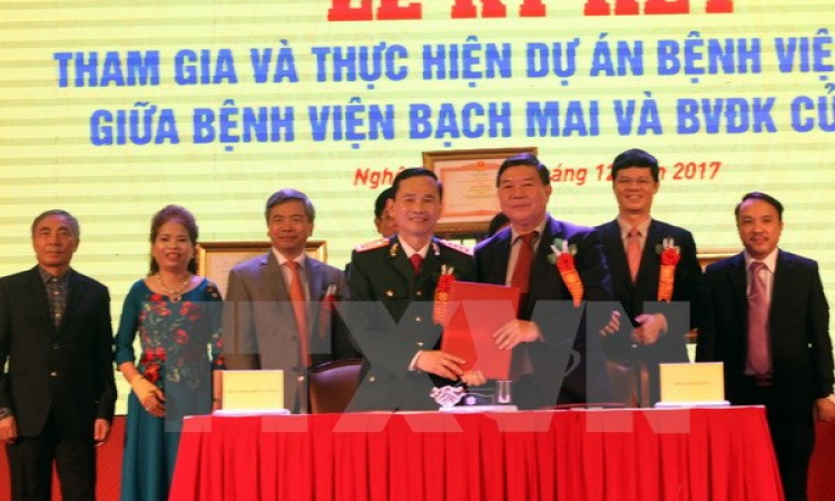 Bệnh viện vệ tinh đầu tiên của Bệnh viện Bạch Mai tại Nghệ An