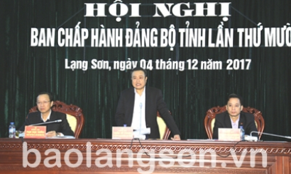 Ban Chấp hành Đảng bộ tỉnh đánh giá kết quả công tác lãnh đạo, chỉ đạo năm 2017