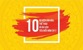 Công bố 10 sự kiện văn hóa, thể thao và du lịch tiêu biểu năm 2017