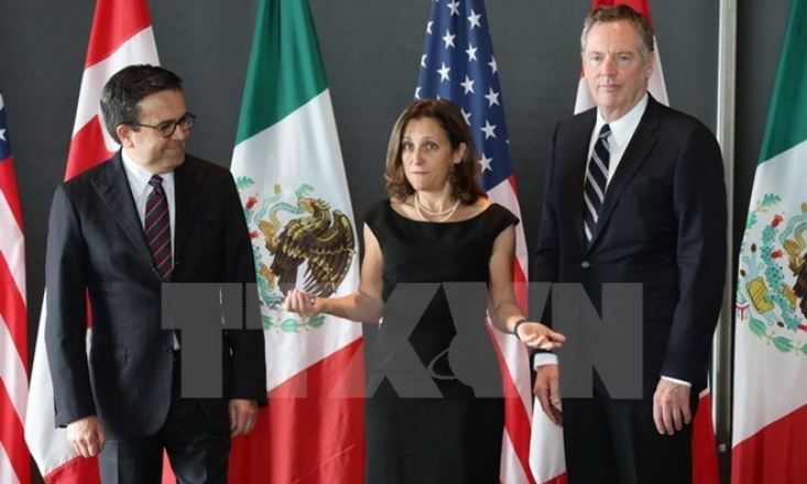 Vòng tái đàm phán NAFTA thứ 6 kéo dài hơn dự kiến