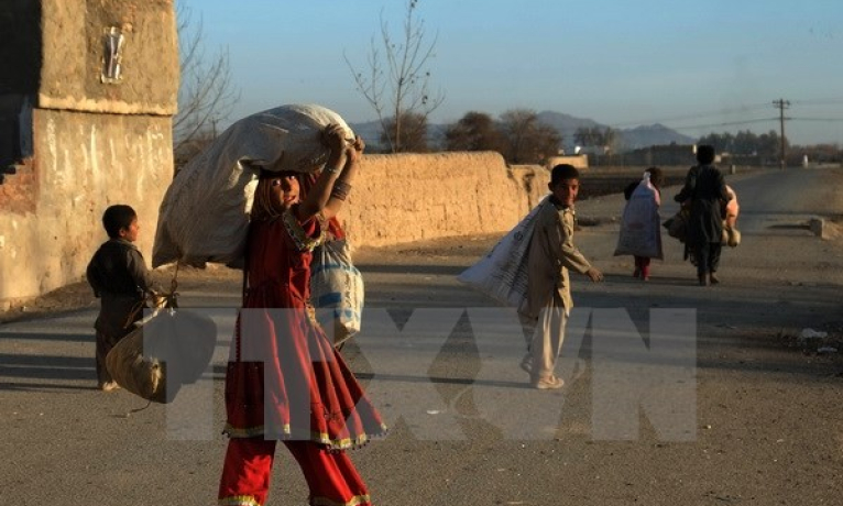 Gần nửa triệu người Afghanistan phải đi sơ tán trong năm 2017