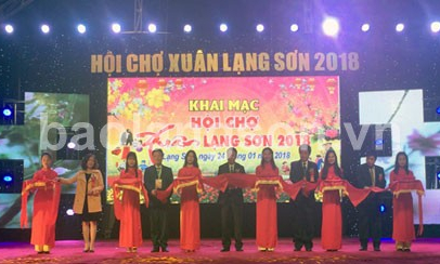 Khai mạc hội chợ Xuân Lạng Sơn 2018