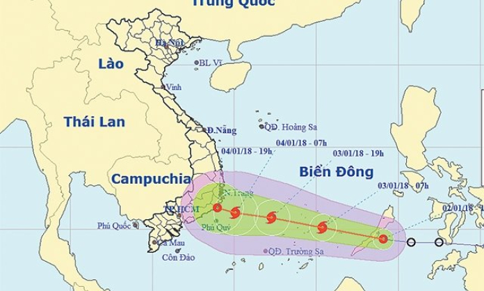 Các địa phương ven biển từ Ðà Nẵng đến Kiên Giang ứng phó áp thấp nhiệt đới