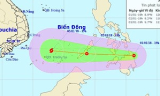 ATNĐ có thể mạnh lên thành bão, hướng vào Nam Bộ