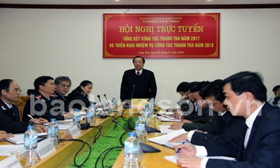 Triển khai công tác thanh tra năm 2018