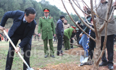 Cao Lộc, Văn Lãng phát động Tết trồng cây xuân Mậu Tuất 2018