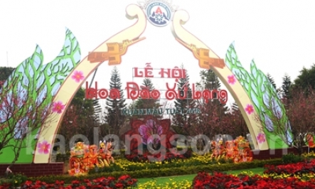 Ấn tượng không gian Lễ hội Hoa đào Xứ Lạng năm 2018 trước ngày khai hội