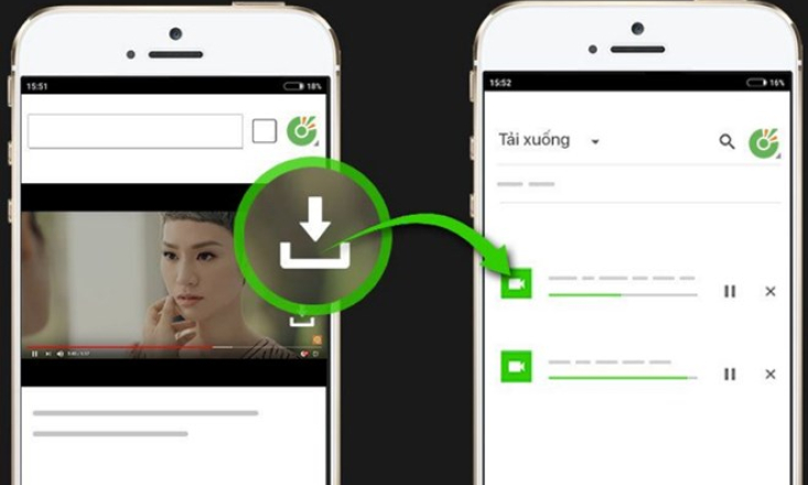 Cốc Cốc cung cấp tính năng tải video cho thiết bị di động
