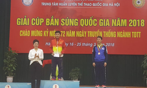 Hà Nội giành 7 HCV tại Cúp Bắn súng quốc gia 2018