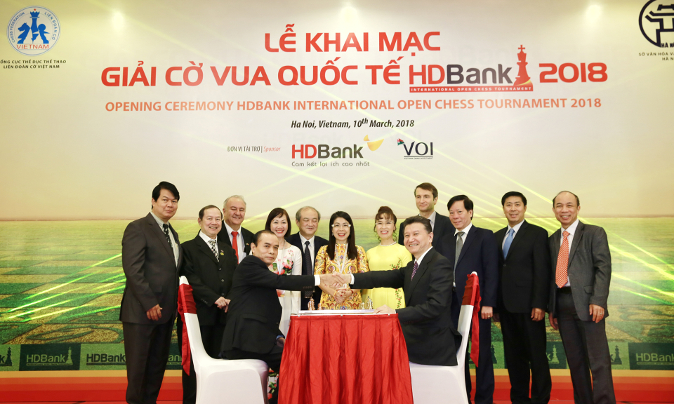 Khai mạc Giải Cờ vua quốc tế HDBank 2018