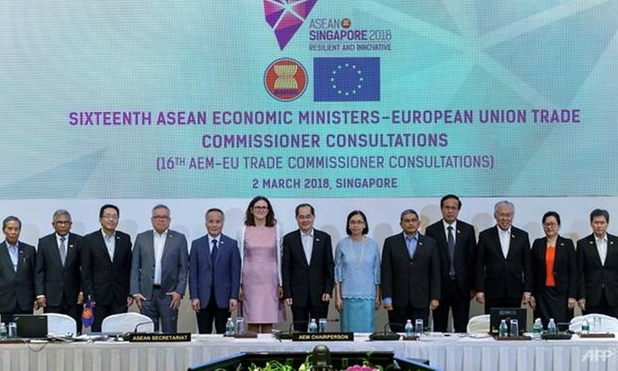 ASEAN-EU sẽ phê chuẩn Hiệp định Thương mại tự do vào cuối 2018