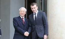 Tổng Bí thư Nguyễn Phú Trọng gửi điện cảm ơn Tổng thống Pháp Emmanuel Macron