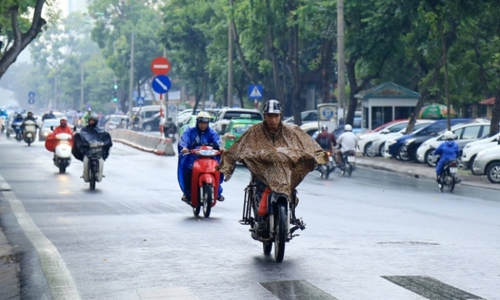 Từ ngày 6-4, miền bắc đón không khí lạnh kèm mưa dông