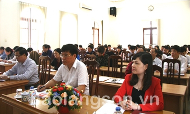 Hội nghị báo cáo viên cấp tỉnh tháng 4/2018