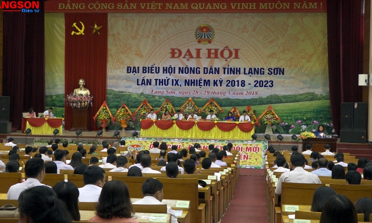 HỘI NÔNG DÂN TỈNH ĐẠI HỘI LẦN THỨ IX, NHIỆM KỲ 2018 - 2023