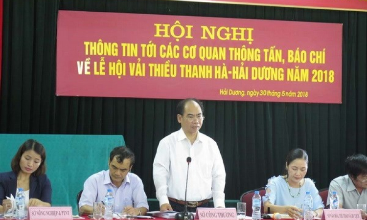 Hải Dương sẽ tổ chức Lễ hội vải thiều Thanh Hà vào ngày 10/6