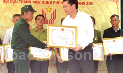 Hội Cựu Thanh niên xung phong tỉnh tuyên dương điển hình tiên tiến