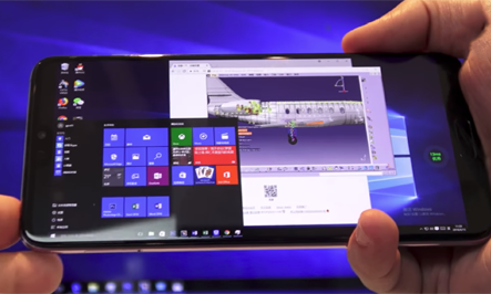 Huawei trình diễn ý tưởng cho phép Windows 10 chạy trên điện thoại Android
