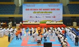 Khai mạc Giải Vô địch trẻ Karatedo toàn quốc năm 2018