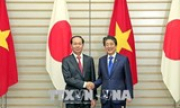 Chủ tịch nước Trần Đại Quang hội đàm với Thủ tướng Shinzo Abe