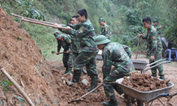 Trung đoàn 123, Bộ CHQS tỉnh: Dân vận tốt, gắn kết tình quân dân