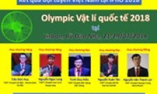 Việt Nam giành hai Huy chương Vàng tại kỳ thi Olympic Vật lý 2018