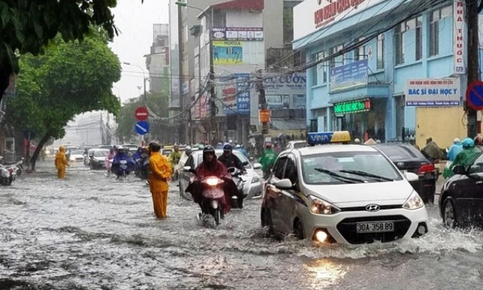 Mưa lớn ở Bắc Bộ, Bắc Trung Bộ kéo dài trong nhiều ngày tới