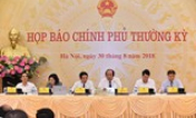 Nội dung Họp báo Chính phủ thường kỳ tháng 8