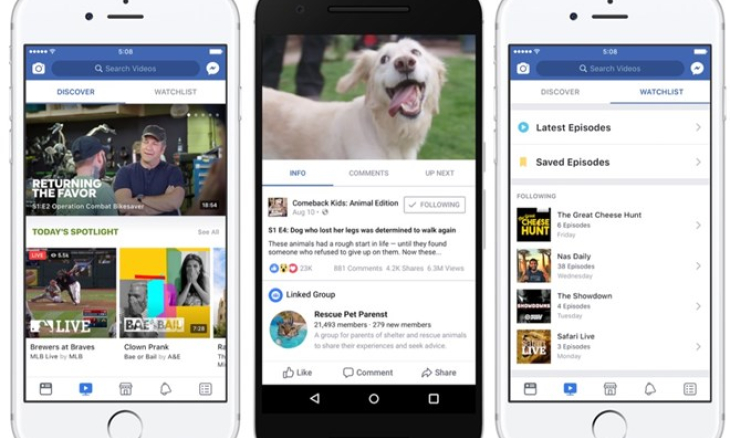 Dịch vụ video trực tuyến Facebook Watch chính thức phát hành toàn cầu