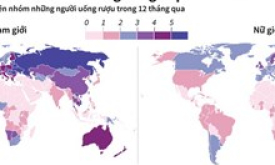 Việt Nam trong nhóm nước có đàn ông uống rượu bia nhiều nhất thế giới