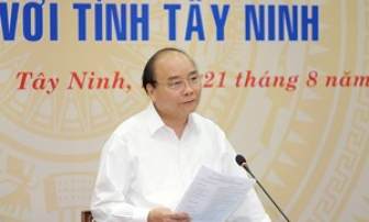 Thủ tướng mong muốn Tây Ninh là hình mẫu làm giàu bằng nông nghiệp