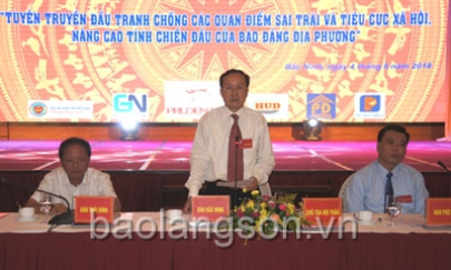 Tuyên truyền đấu tranh chống các quan điểm sai trái và tiêu cực xã hội, nâng cao tính chiến đấu của báo