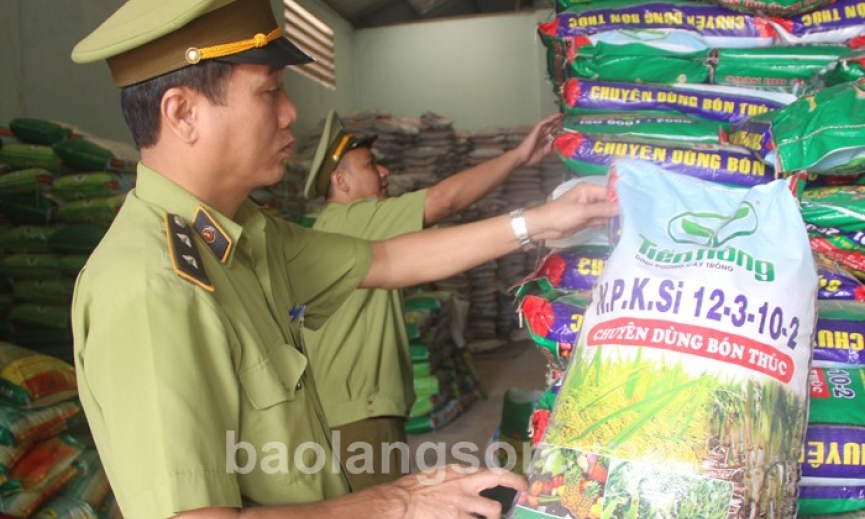 Lộc Bình: Đảm bảo chất lượng vật tư nông nghiệp