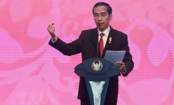 Tổng thống Indonesia Joko Widodo đăng ký tranh cử năm 2019