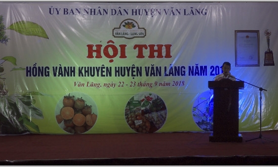 Hội thi hồng vành khuyên Văn Lãng: Xúc tiến tiêu thụ sản phẩm "vàng"