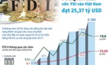 Vốn FDI vào Việt Nam đạt 25,37 tỷ USD trong 9 tháng