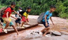 Lai Châu: Đi lại khó khăn, nhiều học sinh chưa thể đến trường