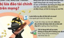 [Infographics] Làm thế nào để tránh bị lừa đảo tài chính trên mạng?