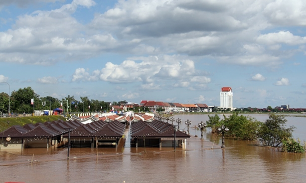 Lũ lụt trên diện rộng tại Lào