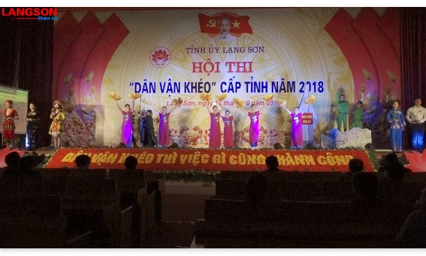 15 đội tham dự hội thi "Dân vận khéo" cấp tỉnh